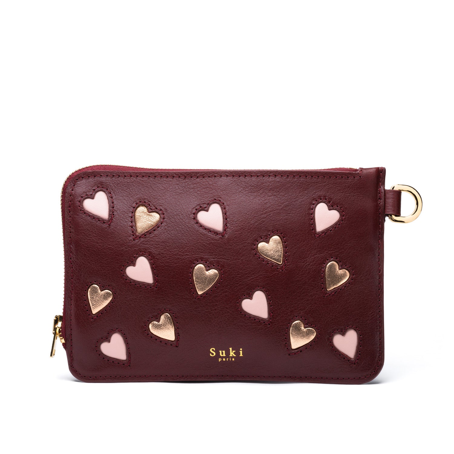 Pochette Frégate en cuir upcyclé Adapta. Article Made in France. Sac à main français. Accessoire de mode unique pour les coeurs addicts. Petite maroquinerie fantaisie made in France, maroquinerie artisanale confectionnées en série limité. Savoir-faire français, créateur parisien pour une mode engagée. Maroquinerie personnalisable.