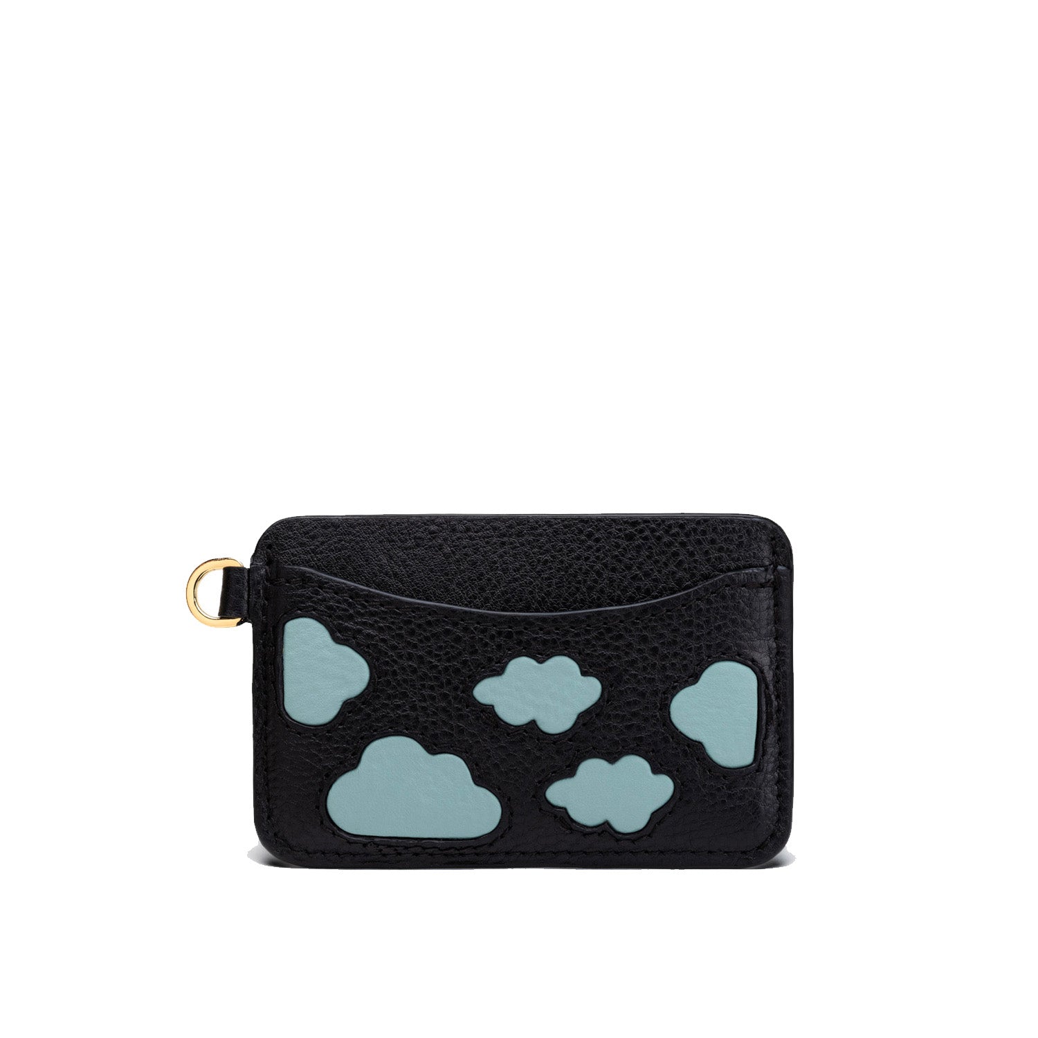 Petite maroquinerie créateur fabriquée en petite série à Paris. Feu d'artifice de couleur pour ce porte carte en cuir tanne vegetal et sa marqueterie fait-main. Mode poétique et éco-responsable. Personnalisation sur demande.