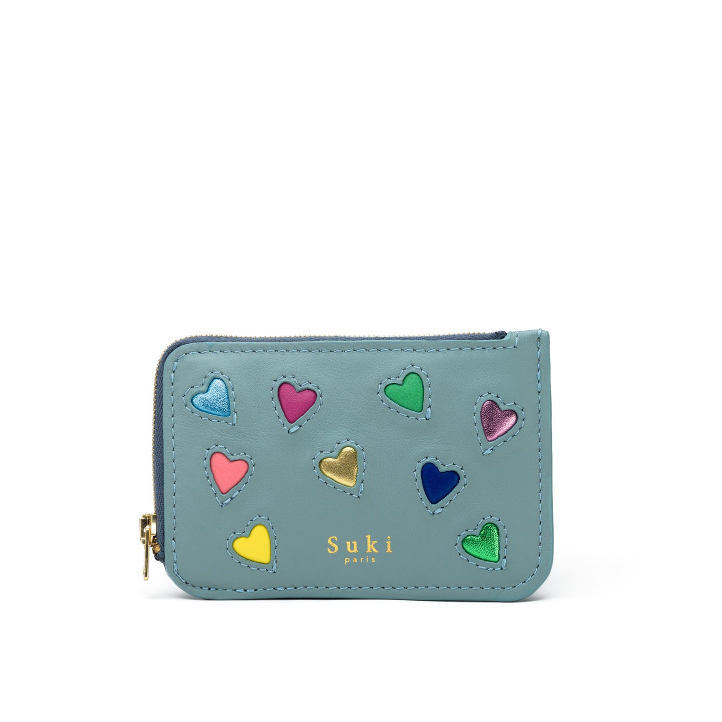 Porte-monnaie Achille en cuir made in France. Accessoire créateur parisien au design unique fabriqué en France, parfait pour les coeurs addicts. Petite maroquinerie française chic et pratique pour une mode locale et engagée. Idée cadeau pour femme, accessoire personnalisable. Boutique de maroquinerie paris 17. Exclusivité web. Mode au prix juste. Cuir upcyclé Adapta..