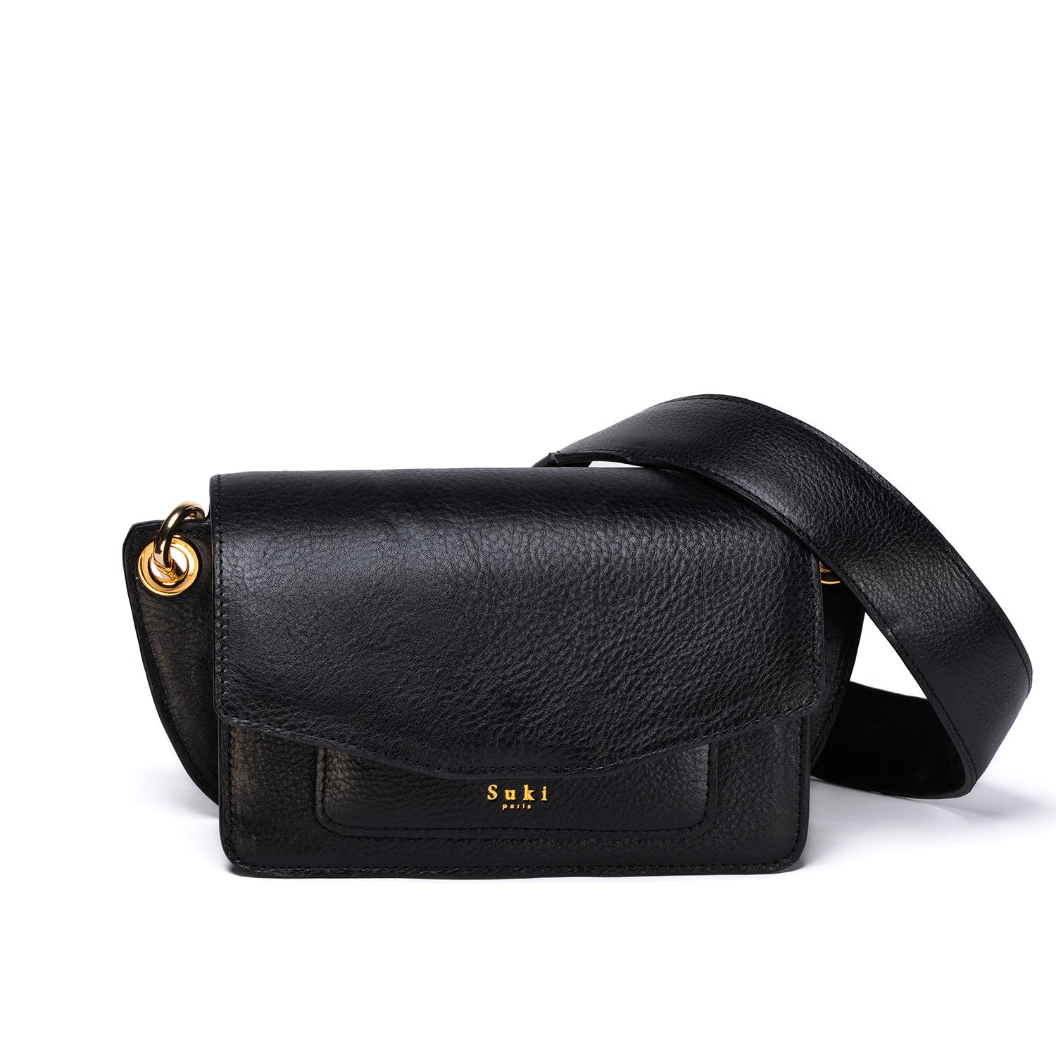 Sac à main en cuir, banane Maroquinerie créateur made in