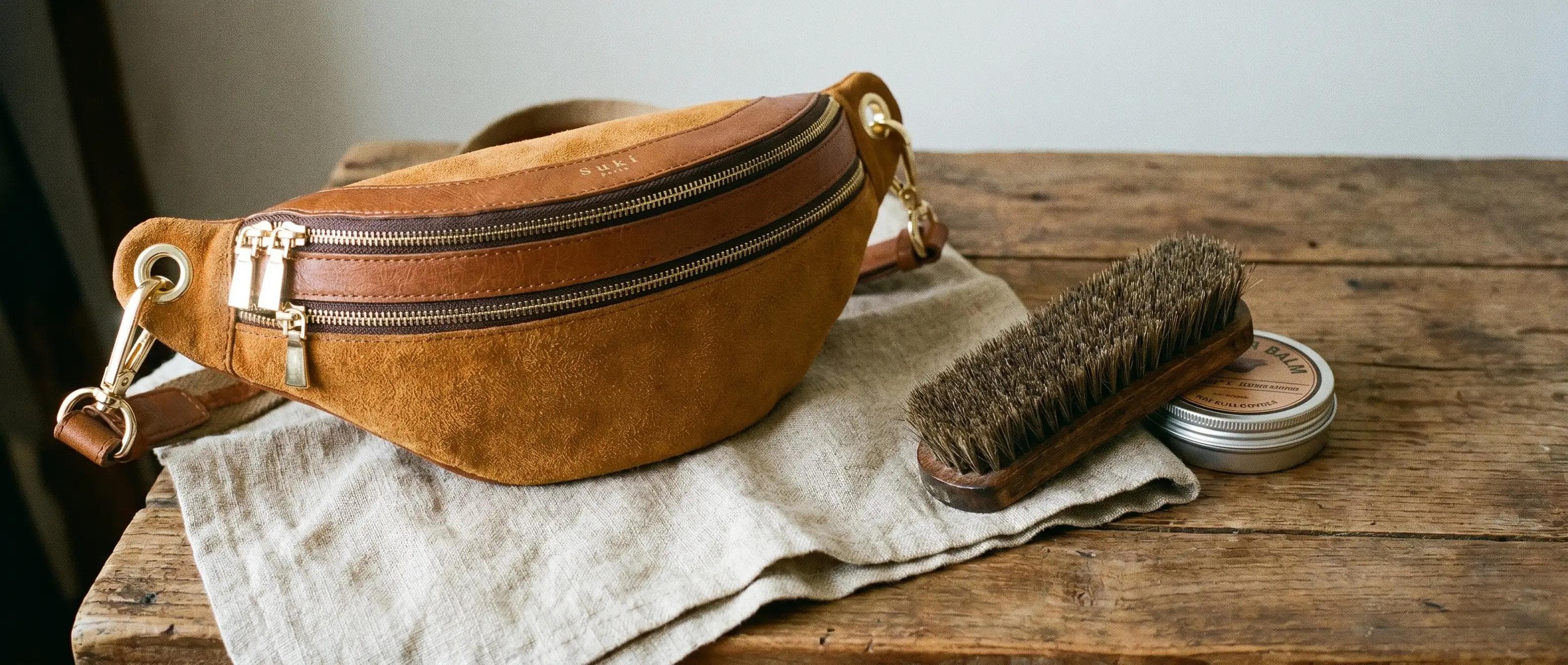 Care of a vegetable-tanned leather bag — workshop gestures at Suki Paris