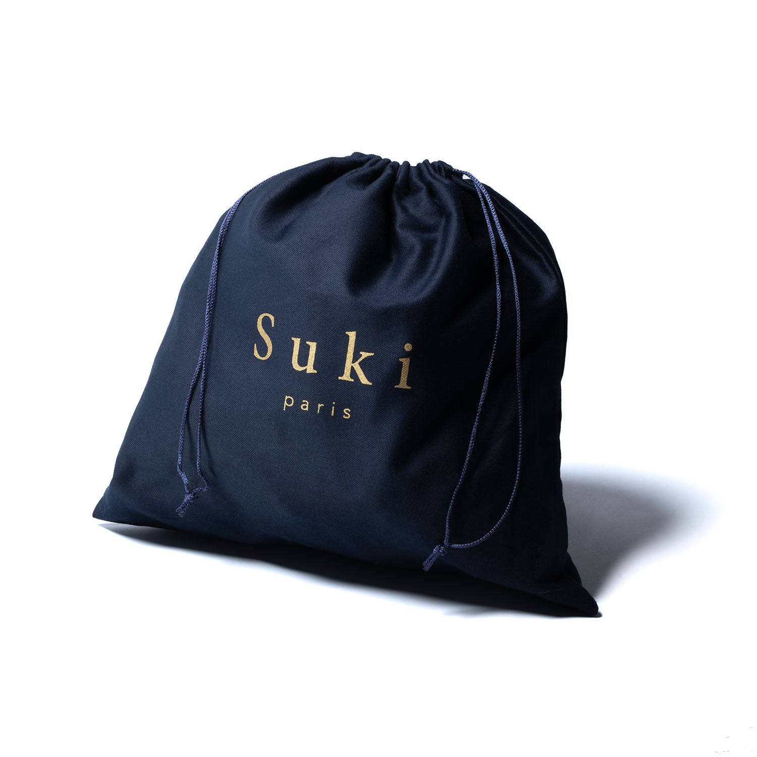 Packaging, baluchon 100% coton pour accompagner les sacs à main et accessoires Sukiparis.
